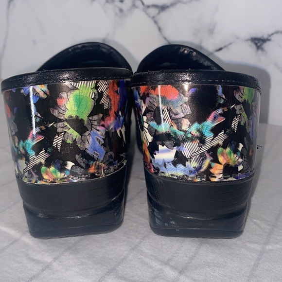 Dansko Professional – Daisy Patent size 38, Women's Watercolor Slip-On Comfort - Picture 5 of 13